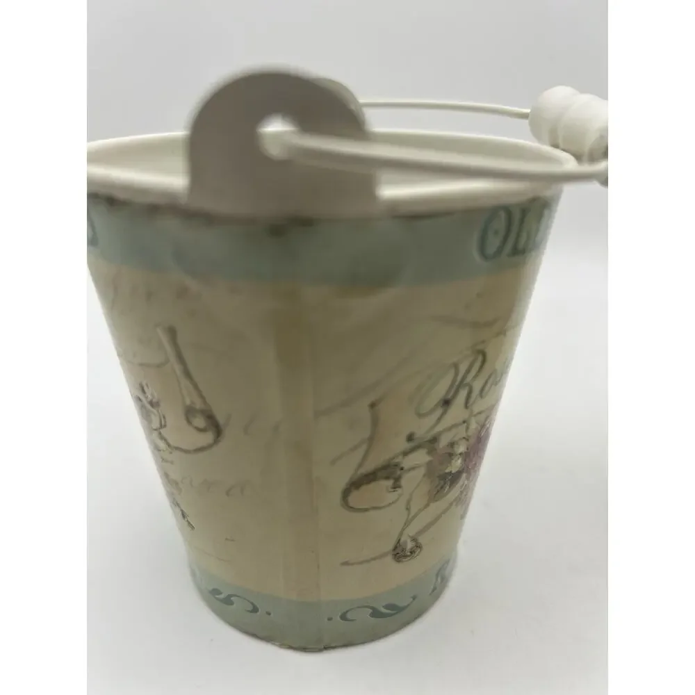Two Small Tin Buckets. Cottage Style.